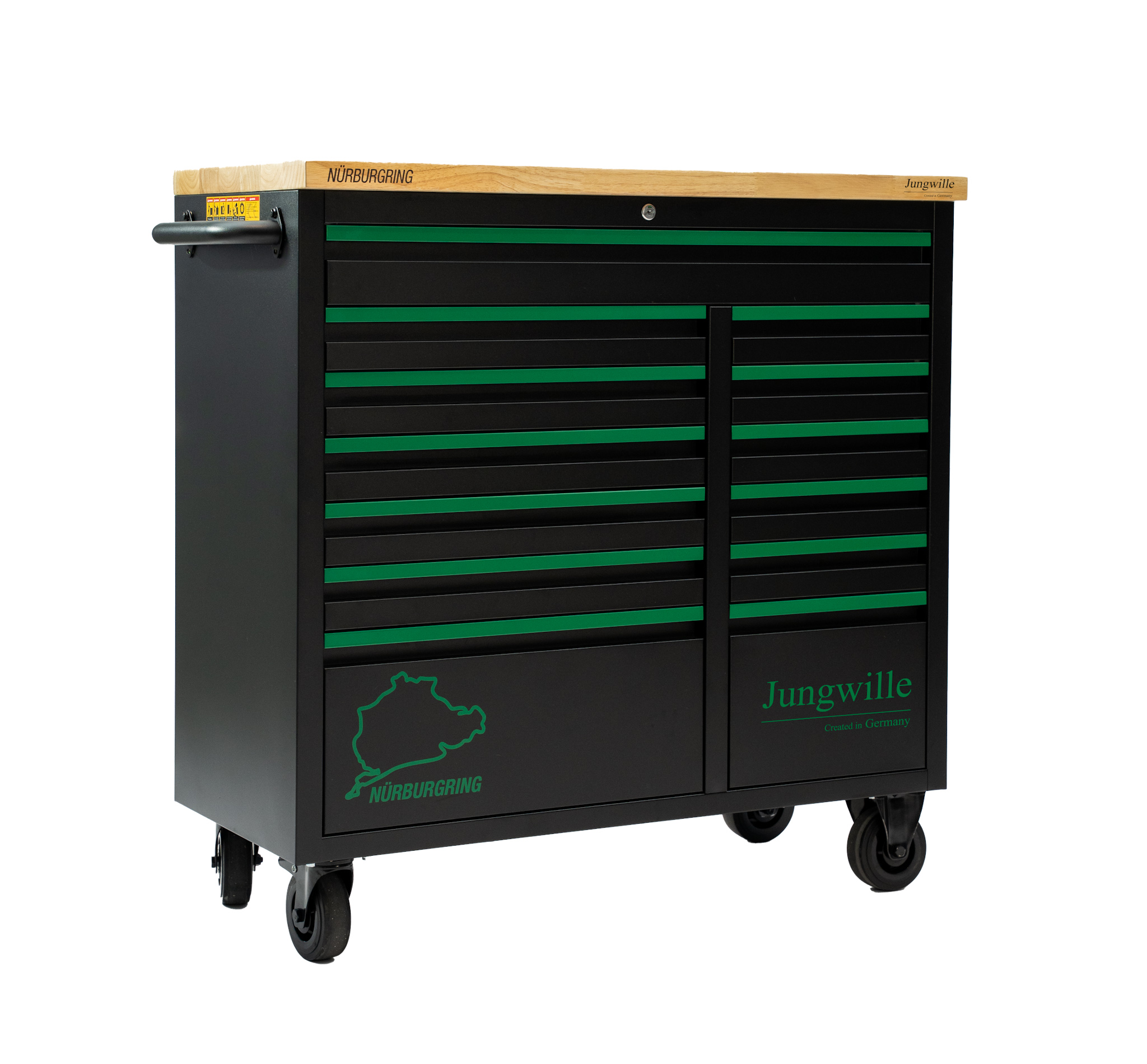 Jungwille Tool Trolley Nurburgring – 9 drawers, 248-piece (fully equipped)