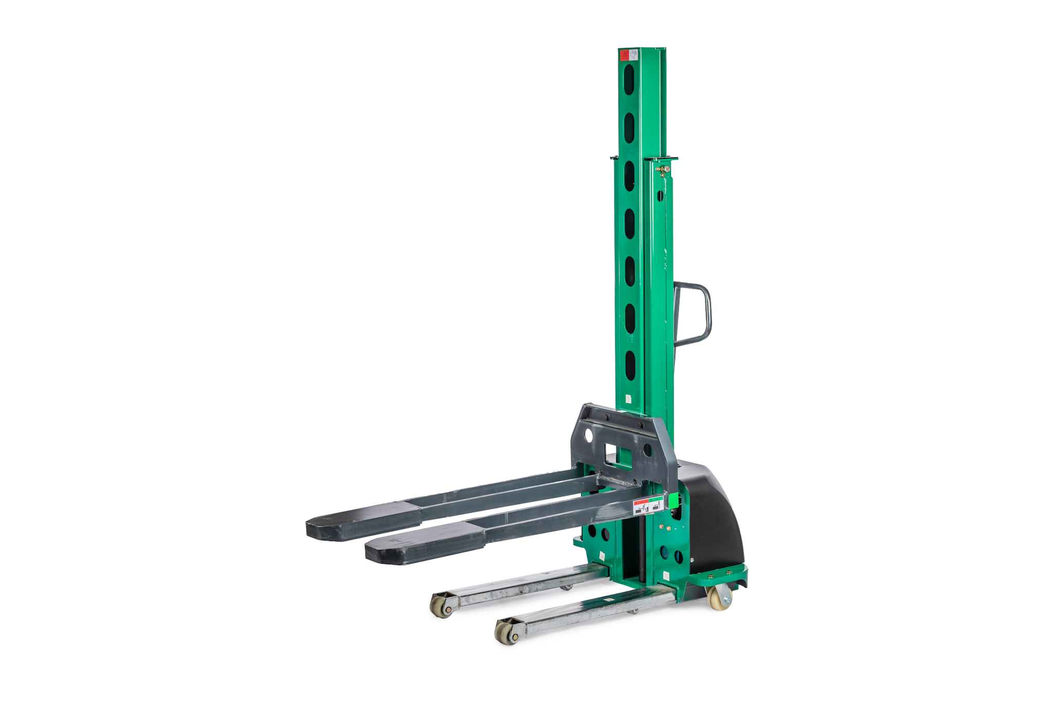 Jungwille TVE165 – Elektrischer Mitnahmestapler (500 kg, 1600 mm) – Bild 2